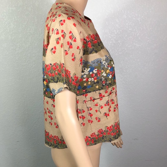 Vintage Floral Retro Blouse - Picture 5 of 9